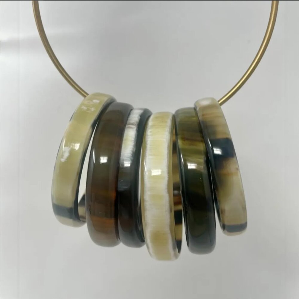 Handmade Natural Buffalo Horn Bangle